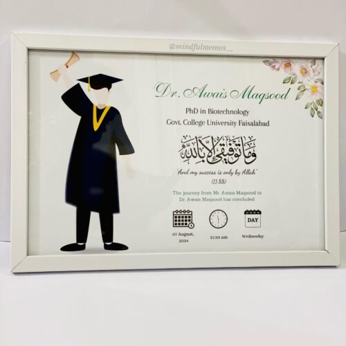 Graduation Frame For Him