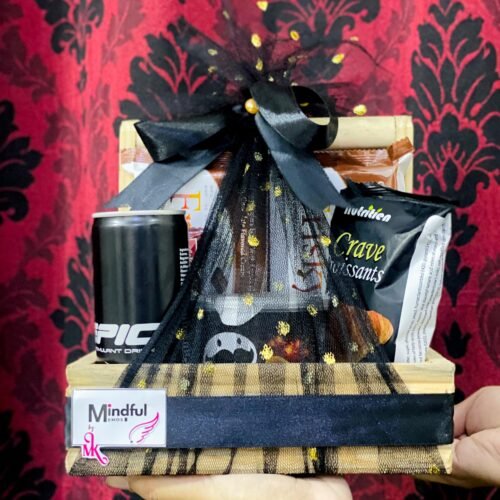 Black Themed Wooden Gift