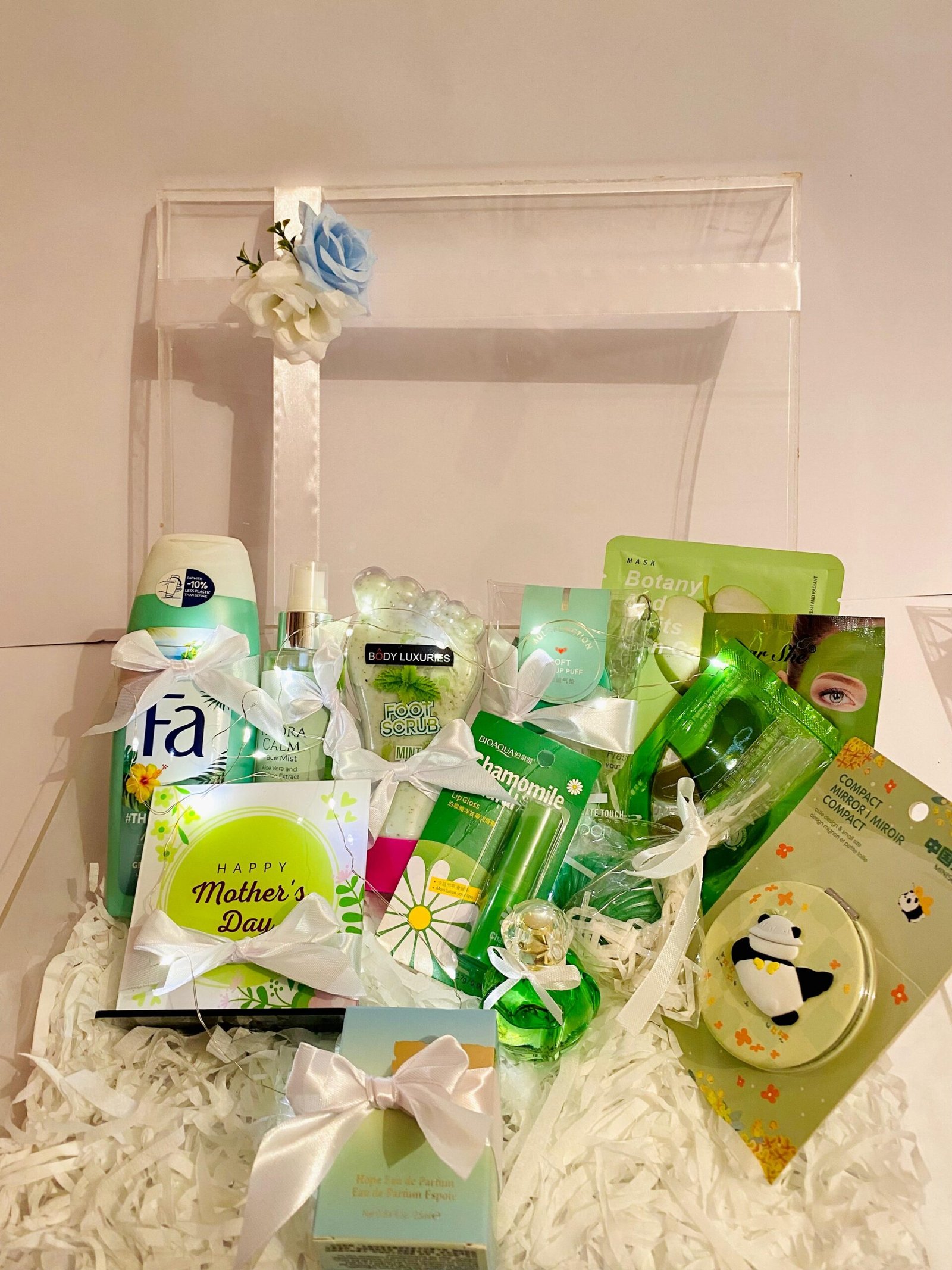 Green Themed Acrylic Box